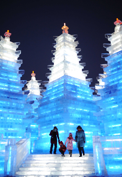 Ouverture du festival de glace de Harbin (4)
