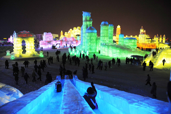 Ouverture du festival de glace de Harbin (5)