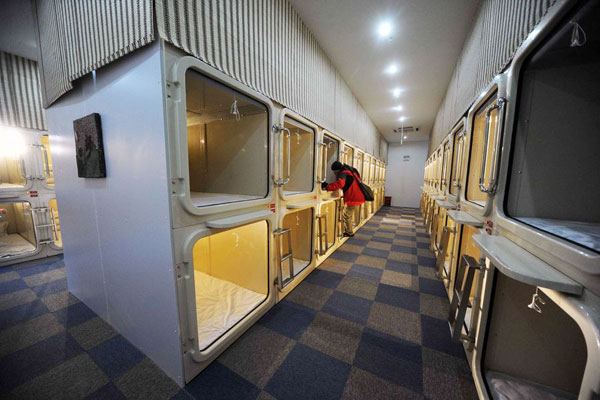 Un hôtel capsule à Shanghai (2)