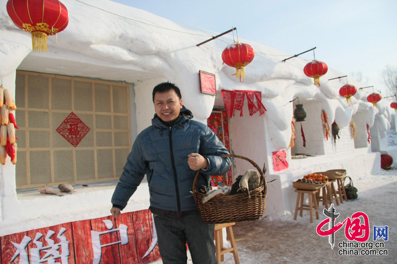 Le village de neige sur l'île du Soleil de Harbin (5)