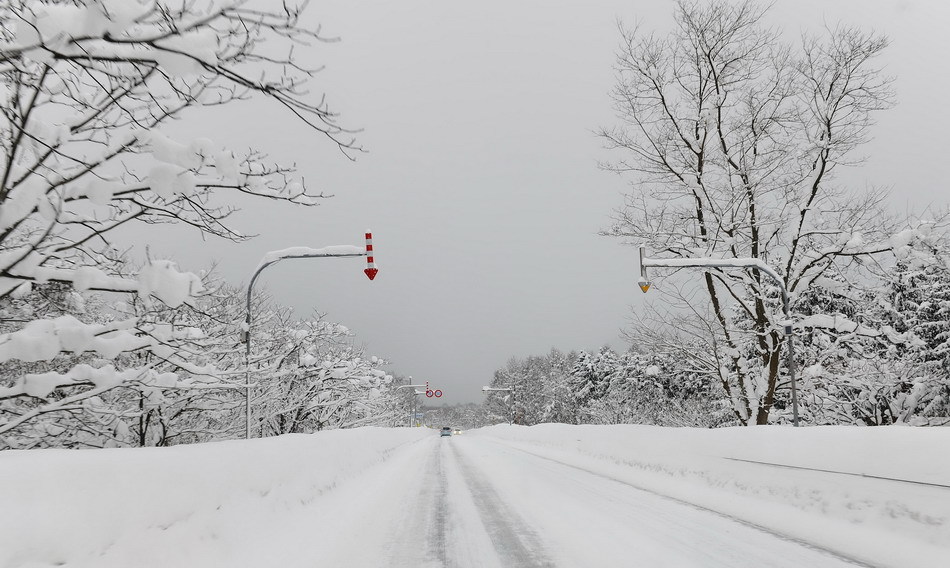 Japon : paysages splendides sous la neige à Hokkaido (2)