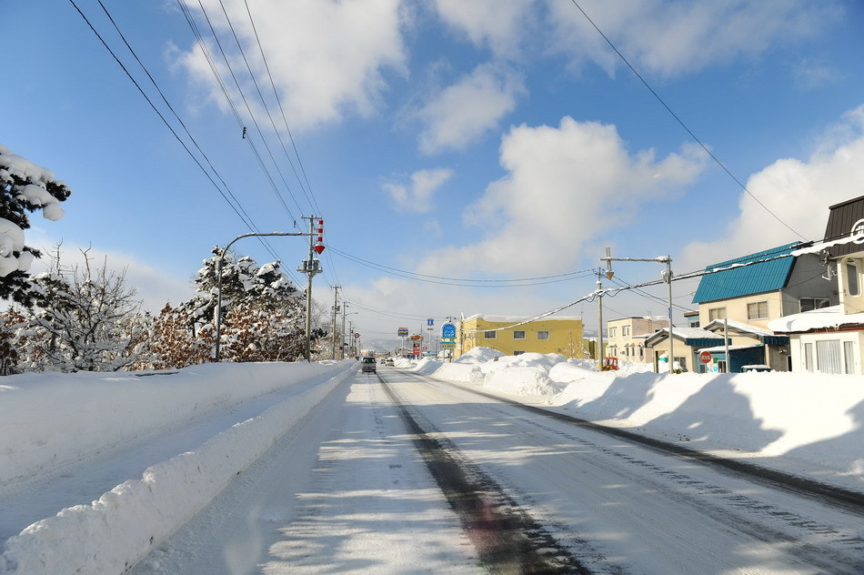 Japon : paysages splendides sous la neige à Hokkaido (6)