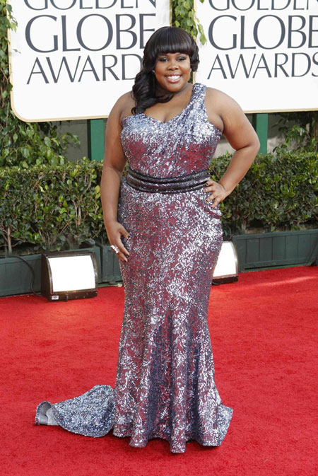 L&apos;actrice Amber Riley, de la série télévisée « Glee »