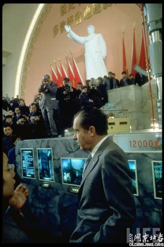 Photos inédites de la visite Richard Nixon en Chine