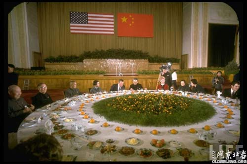 Photos inédites de la visite Richard Nixon en Chine