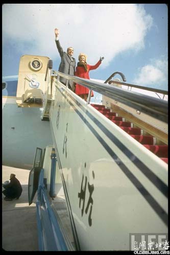 Photos inédites de la visite Richard Nixon en Chine