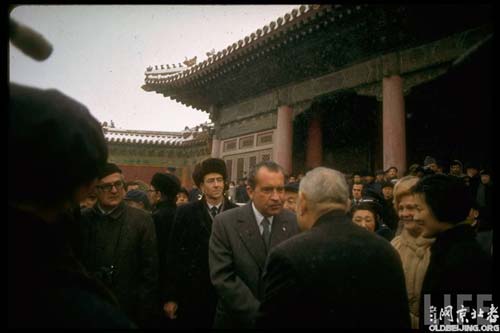 Photos inédites de la visite Richard Nixon en Chine