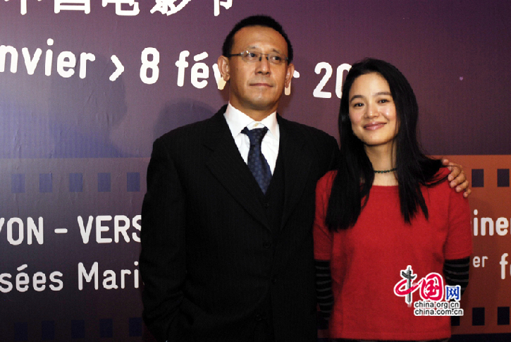 Jiang Wen et Zhou Yun participent à la cérémonie d&apos;inauguration. (Photographe: Cai Yintong)