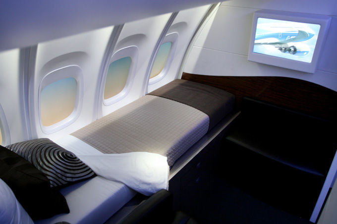 L&apos;intérieur de la cabine