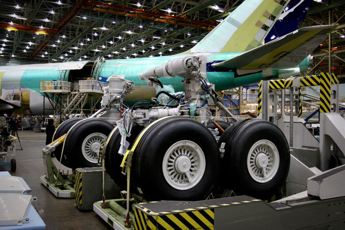 L&apos;usine Boeing, située à Everett dans l&apos;État de Washington.