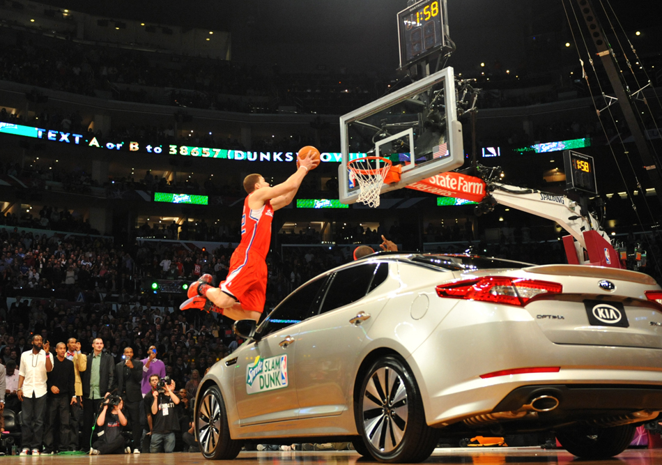 NBA : Blake Griffin remporte le concours de dunks du All-Star 2011(1)