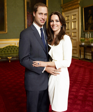 Le prince William et de Kate Middleton
