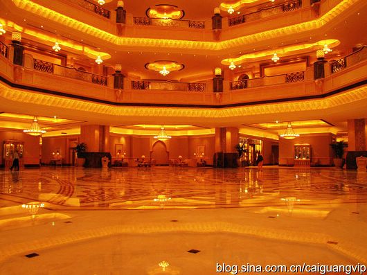 Le hall de l'hôtel Emirates Palace