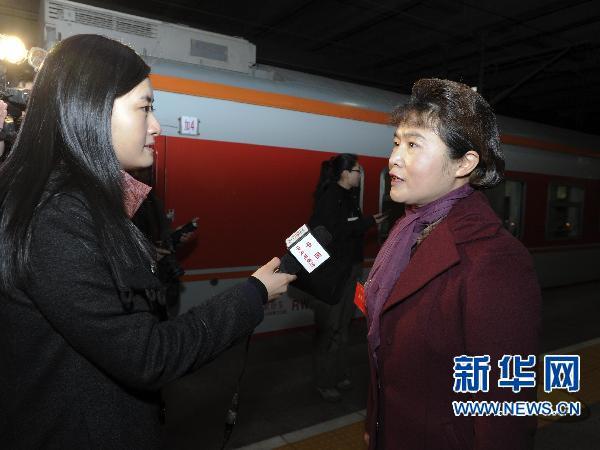 Arrivée de la première délégation de l'APN à Beijing_1
