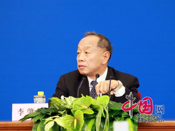 Li Zhaoxing, porte-parole de la 4e session de la XIe APN