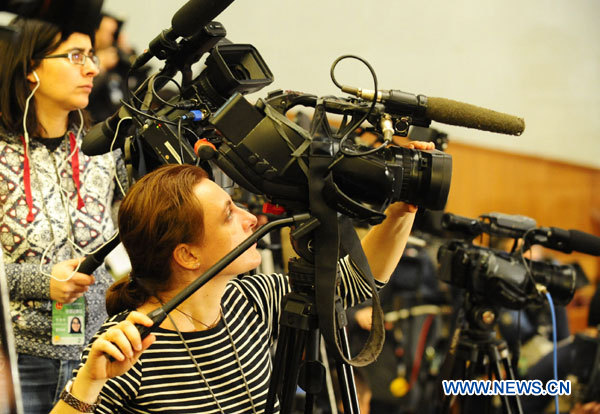Chine : journalistes à la session annuelle de l&apos;APN_1