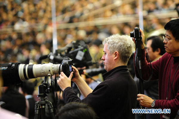 Chine : journalistes à la session annuelle de l&apos;APN_2
