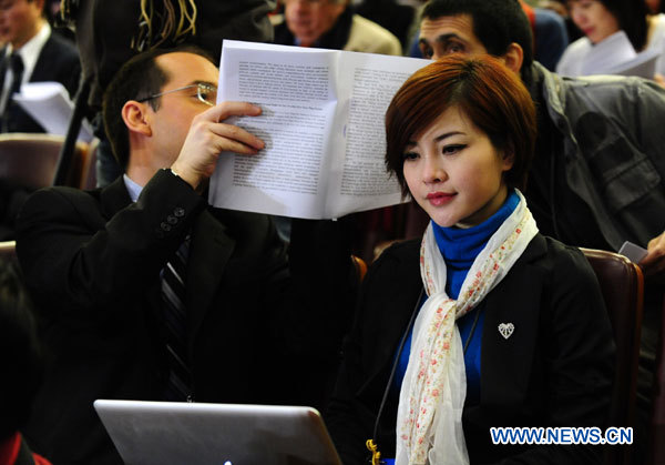 Chine : journalistes à la session annuelle de l&apos;APN_4