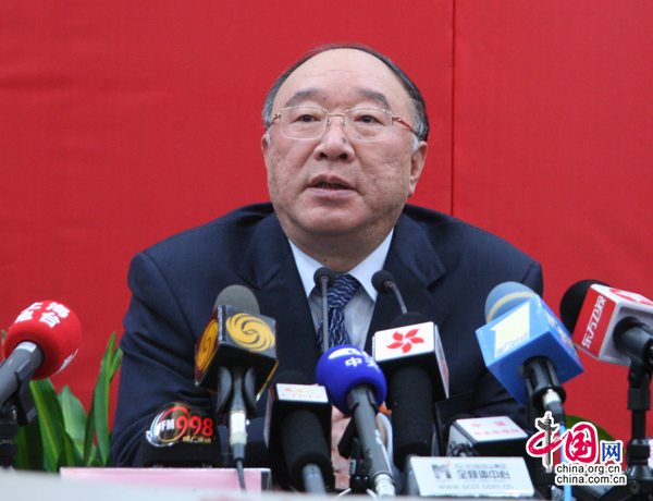 Huang Qifan, député national de l'APN et maire de Chongqing.