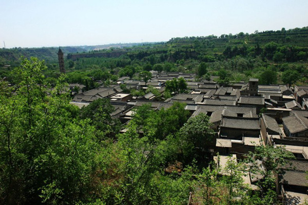 Le village de la famille Dang, dans la ville de Hancheng de la province du Shaanxi (ouest de la Chine)