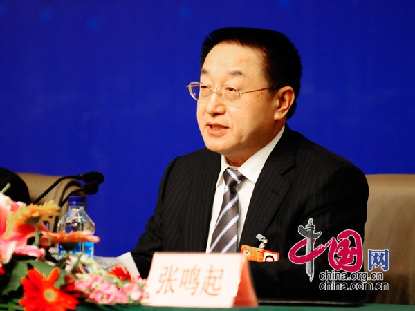 Zhang Mingqi, vice-président de la Fédération nationale des syndicats de Chine et membre du secrétariat