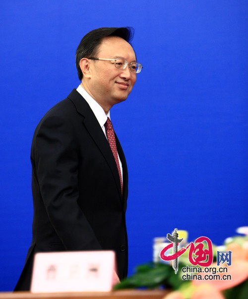 M. Yang Jiechi, ministre chinois des Affaires étrangères