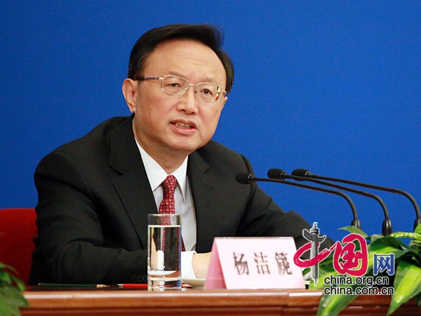 M. Yang Jiechi, ministre chinois des Affaires étrangères 