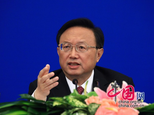 M. Yang Jiechi, ministre chinois des Affaires étrangères 