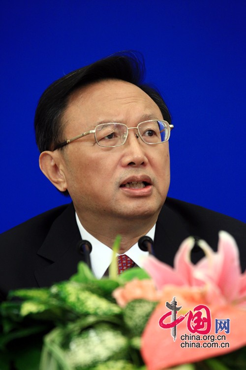 M. Yang Jiechi, ministre chinois des Affaires étrangères 