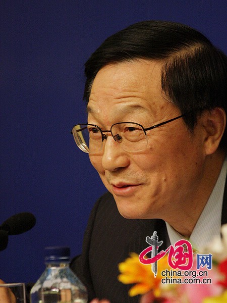 Xie Xuren, ministre chinois des Finances 