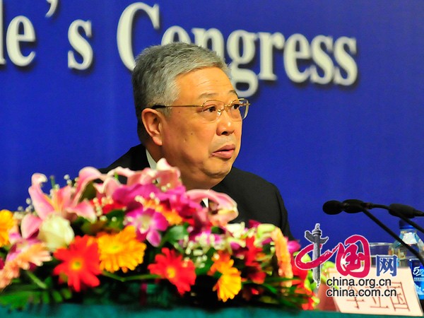 M. Li Liguo, ministre chinois des Affaires civiles