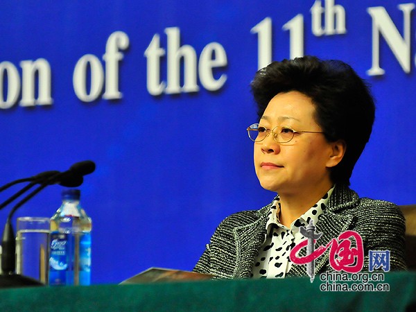 Mme Jiang Li, vice-ministre chinoise des Affaires civiles