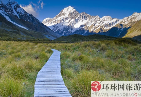 5. Le mont Cook, le plus haut sommet de Nouvelle-Zélande.