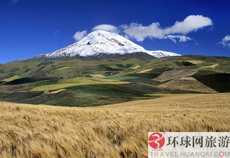 11. Le Chimborazo, le sommet le plus haut des Andes équatoriennes. 
