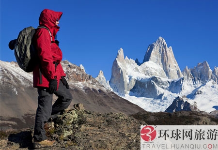 15. Le cerro Fitz Roy, situé à la frontière entre le Chili et l’Argentine. 