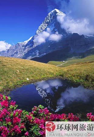 16. Le mont Eiger, un sommet individualisé des Alpes situé entièrement en Suisse.