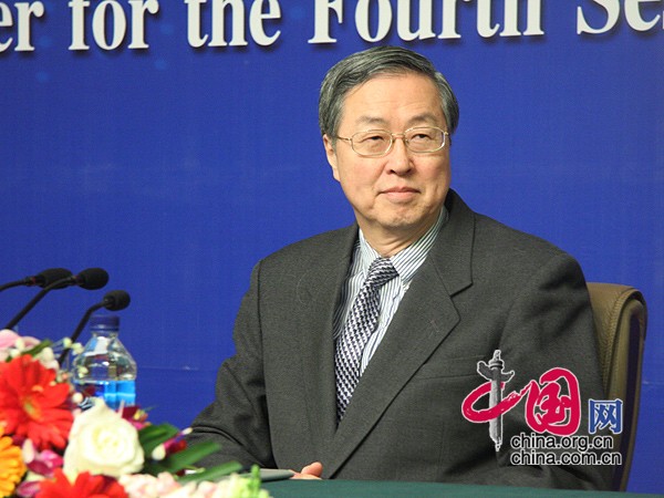 Zhou Xiaochuan, gouverneur de la Banque populaire de Chine (BPC)