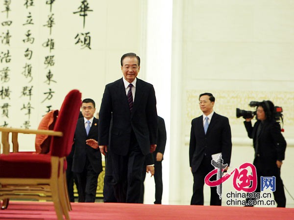 Conférence de presse du Premier ministre chinois