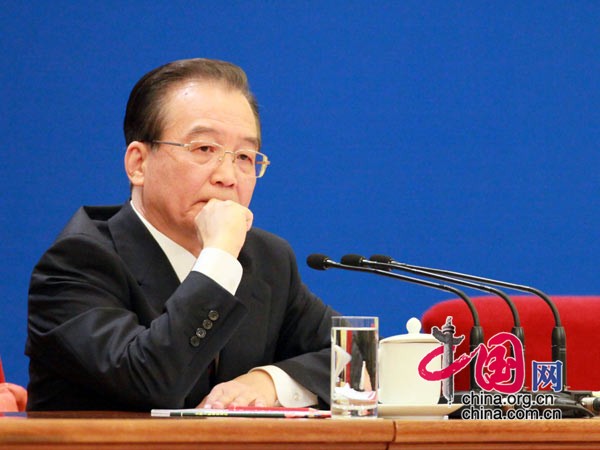 Le Premier ministre chinois Wen Jiabao