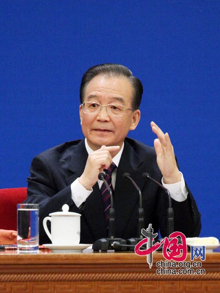 Le Premier ministre chinois Wen Jiabao