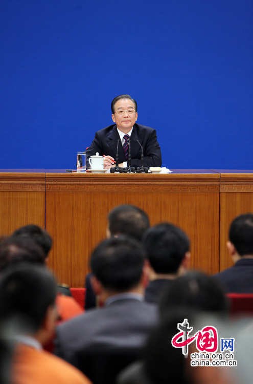 La conférence de presse de Wen Jiabao_8