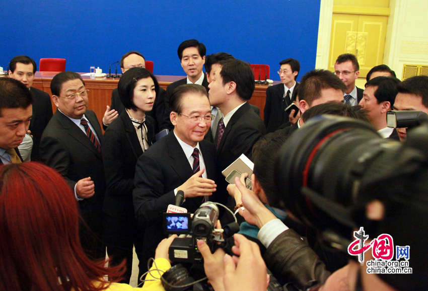 La conférence de presse de Wen Jiabao_15