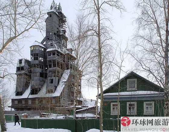 11. La maison de Nikolai Sutyagin, à Arkhangelsk, en Russie.