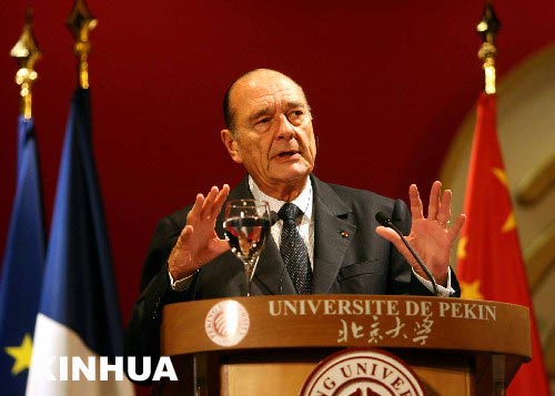 Jacques Chirac, admirateur de la civilisation chinoise