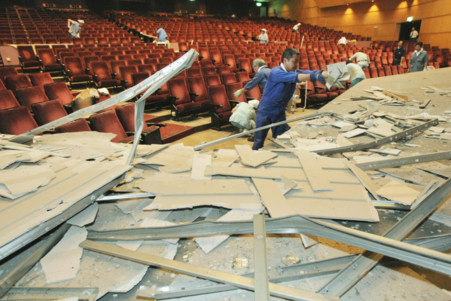 10. En juillet 2008, un séisme de magnitude 6,9 a touché l’île de Honshu, tuant au moins 13 personnes.