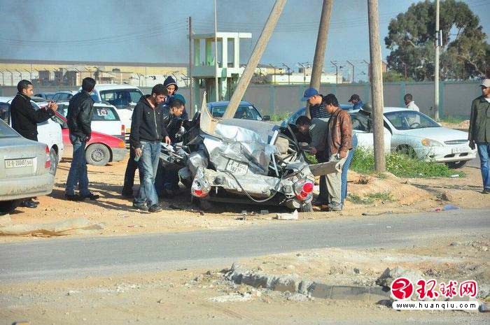 La ville de Benghazi après les attaques