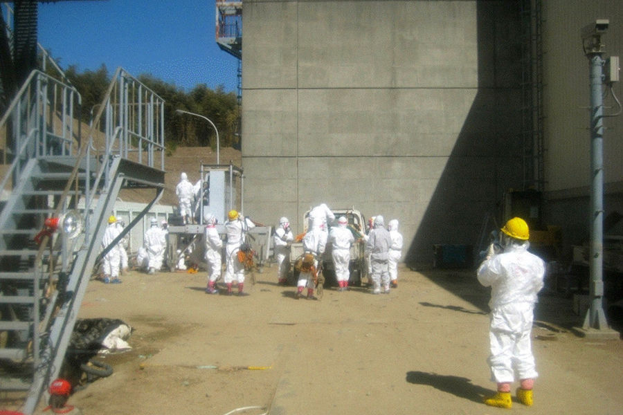 Centrale nucléaire de Fukushima : photos des 50 héros au travail(7)