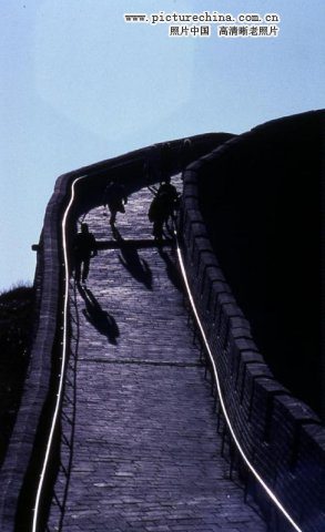 La Grande Muraille à Badaling en 1981. 