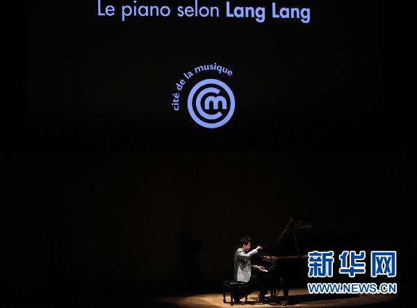 Le 30 mars, le pianiste chinois Lang Lang lors de son concert à Paris.