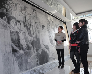 Zibo : achèvement d'une fresque sur le séisme de Wenchuan